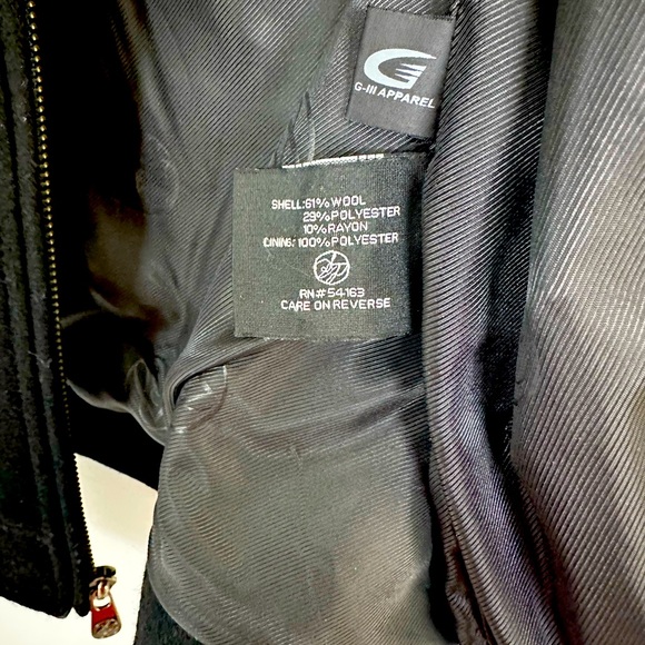 Stylish Wool Jacket-Military Style, 4 front snap pockets, shoulder details - Picture 6 of 6